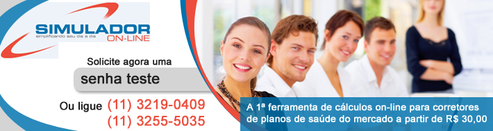 SIMULADOR ON-LINE de Planos de Saúde e Odontológicos